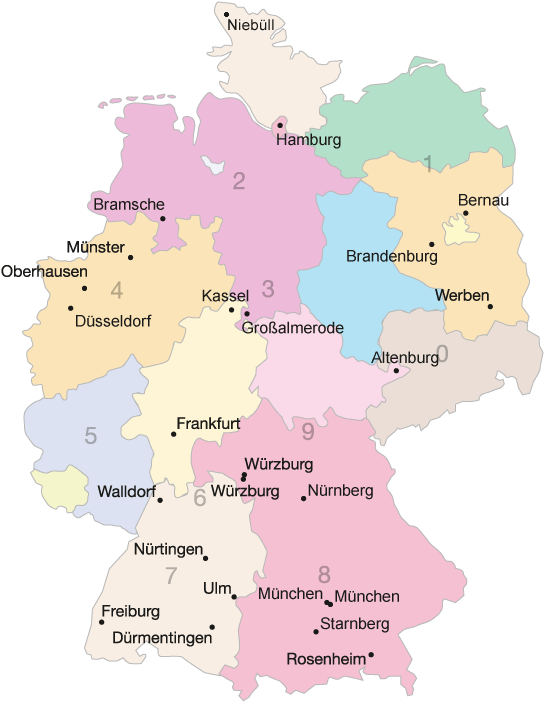 Deutschlandkarte