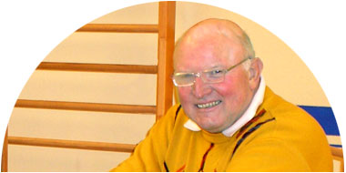 Älterer Mann bei Therapie